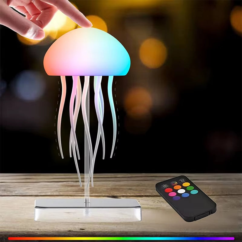LED Jellyfish Lamp – Color-Changing Mood Light