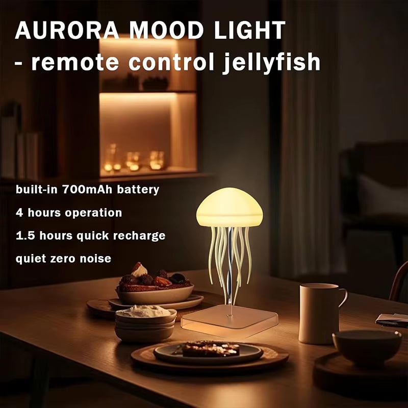 LED Jellyfish Lamp – Color-Changing Mood Light